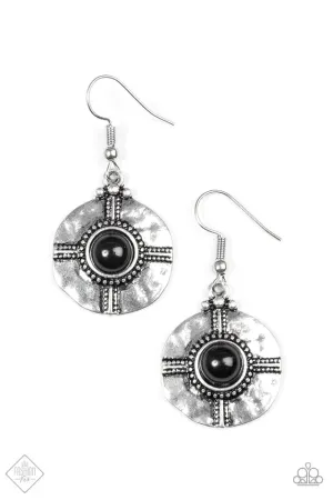 Paparazzi Earring ~ Southern Oasis - Black