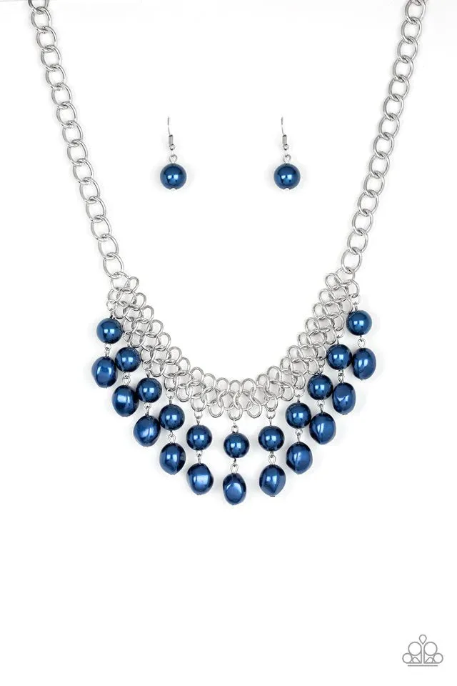 Paparazzi Necklace ~ 5th Avenue Fleek - Blue