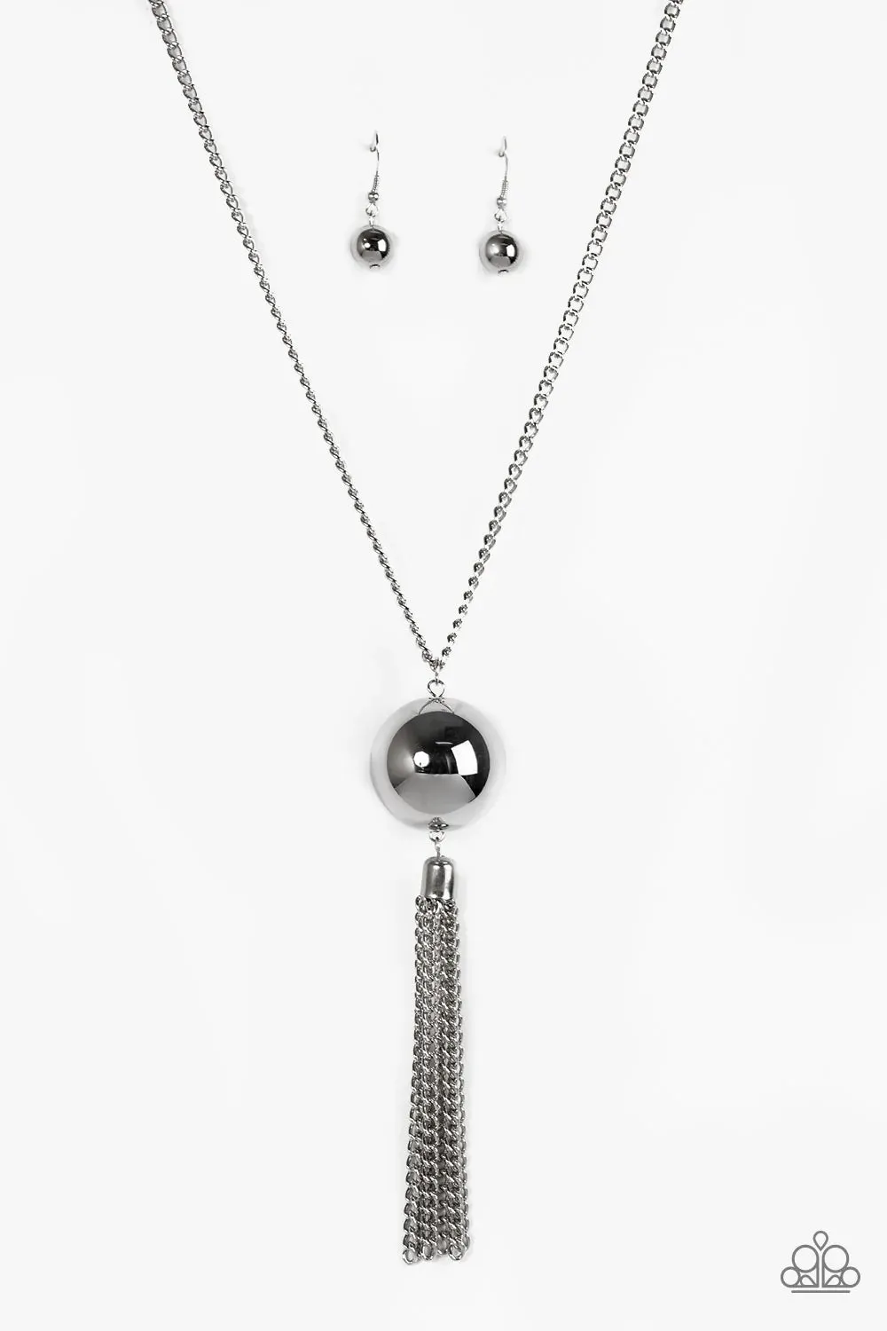 Paparazzi Necklace ~ Big Baller - Black