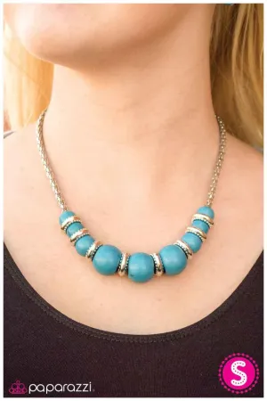 Paparazzi Necklace ~ Ripples of Refinement - Blue