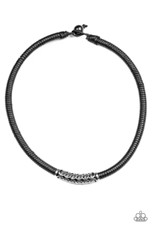 Paparazzi Necklace ~ The Mainland - Black