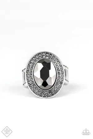 Paparazzi Ring ~ Castle Lockdown  - Silver