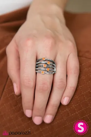 Paparazzi Ring ~ Close Ranks - Orange