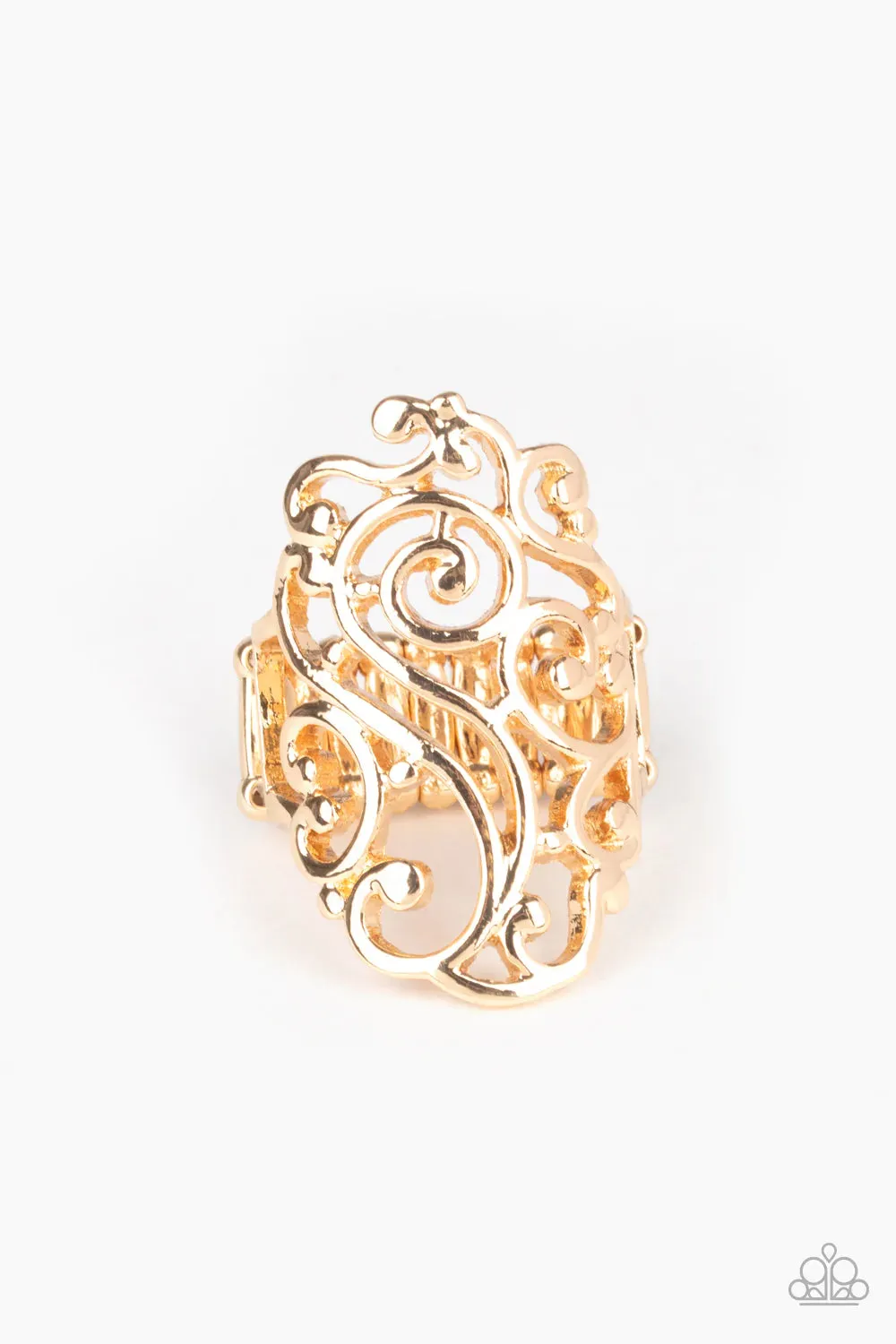 Paparazzi Ring ~ Garden Bliss - Gold