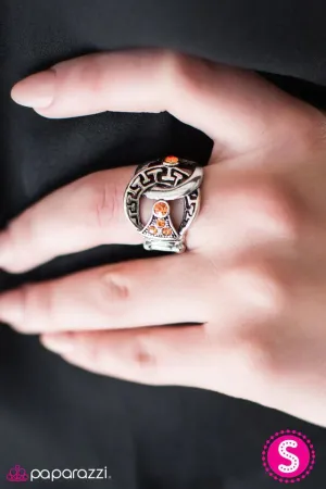 Paparazzi Ring ~ Join Up - Orange