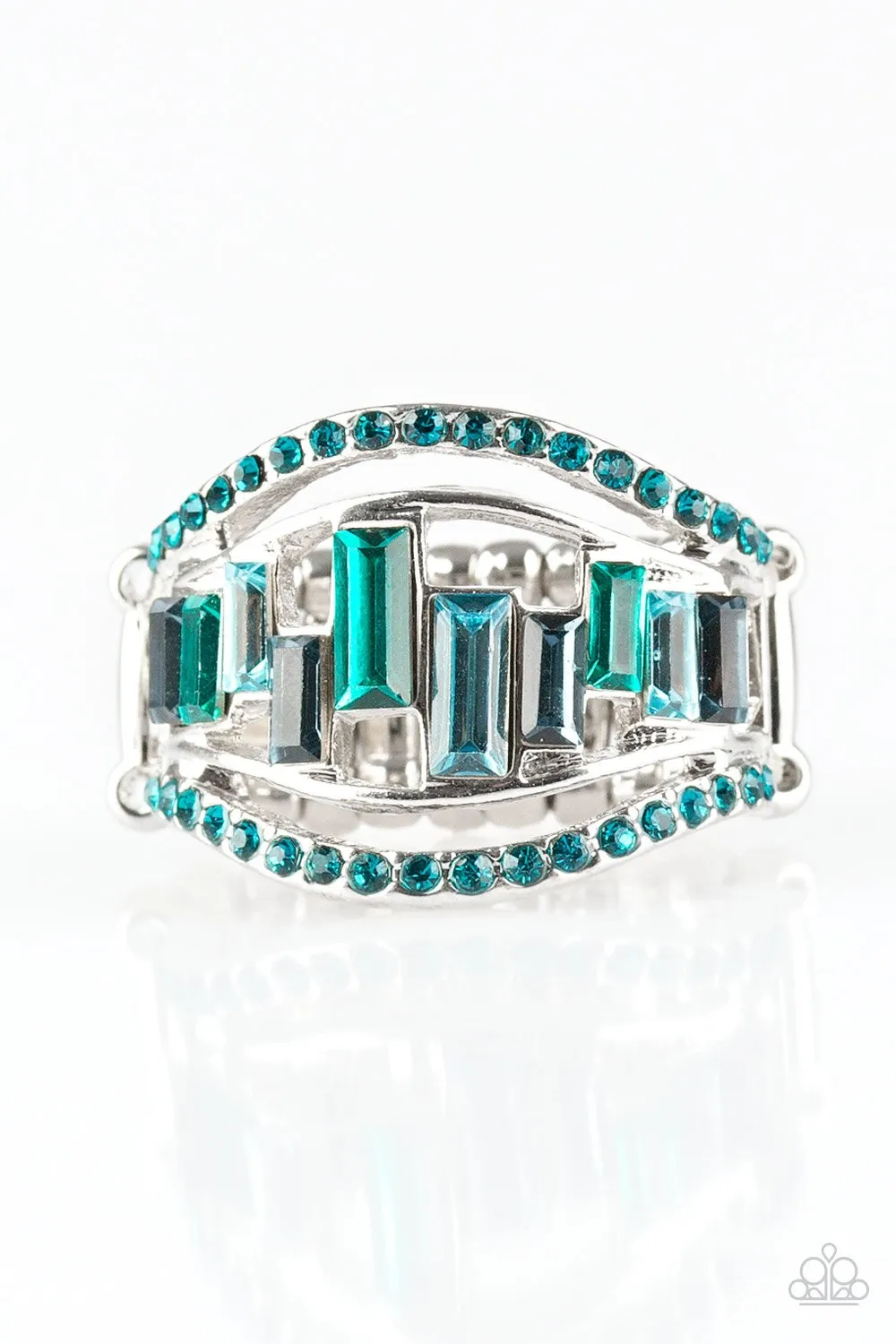 Paparazzi Ring ~ Treasure Chest Charm - Blue