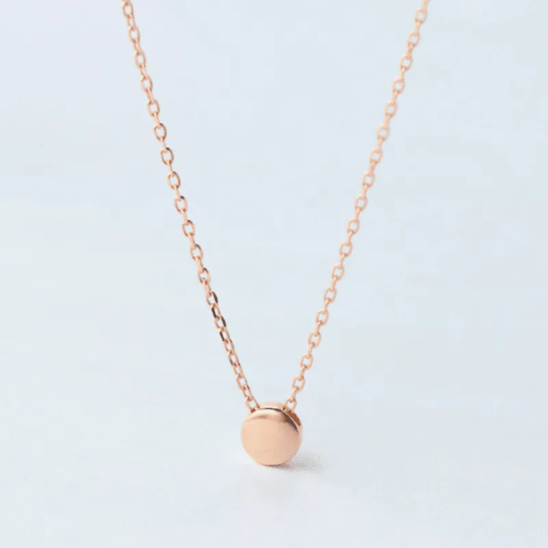 Polished Curve Minimal Necklace