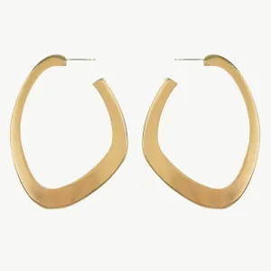 Sabi Flat Hoop Earrings