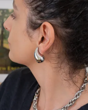 Silver Bold Earrings