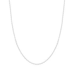 Silver Mini Link Charm Chain Necklace