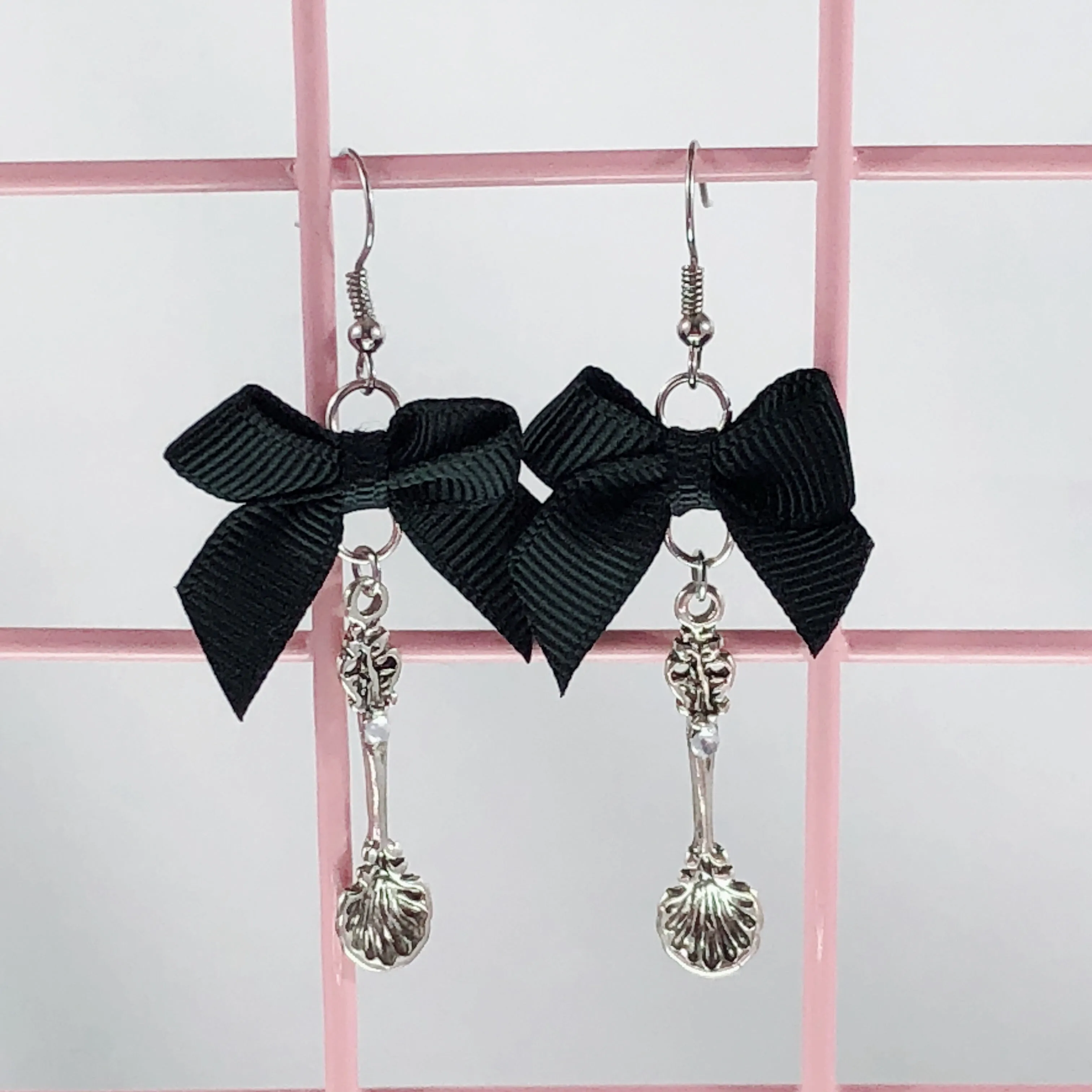 Silver Spoon Earrings (5 Colors)