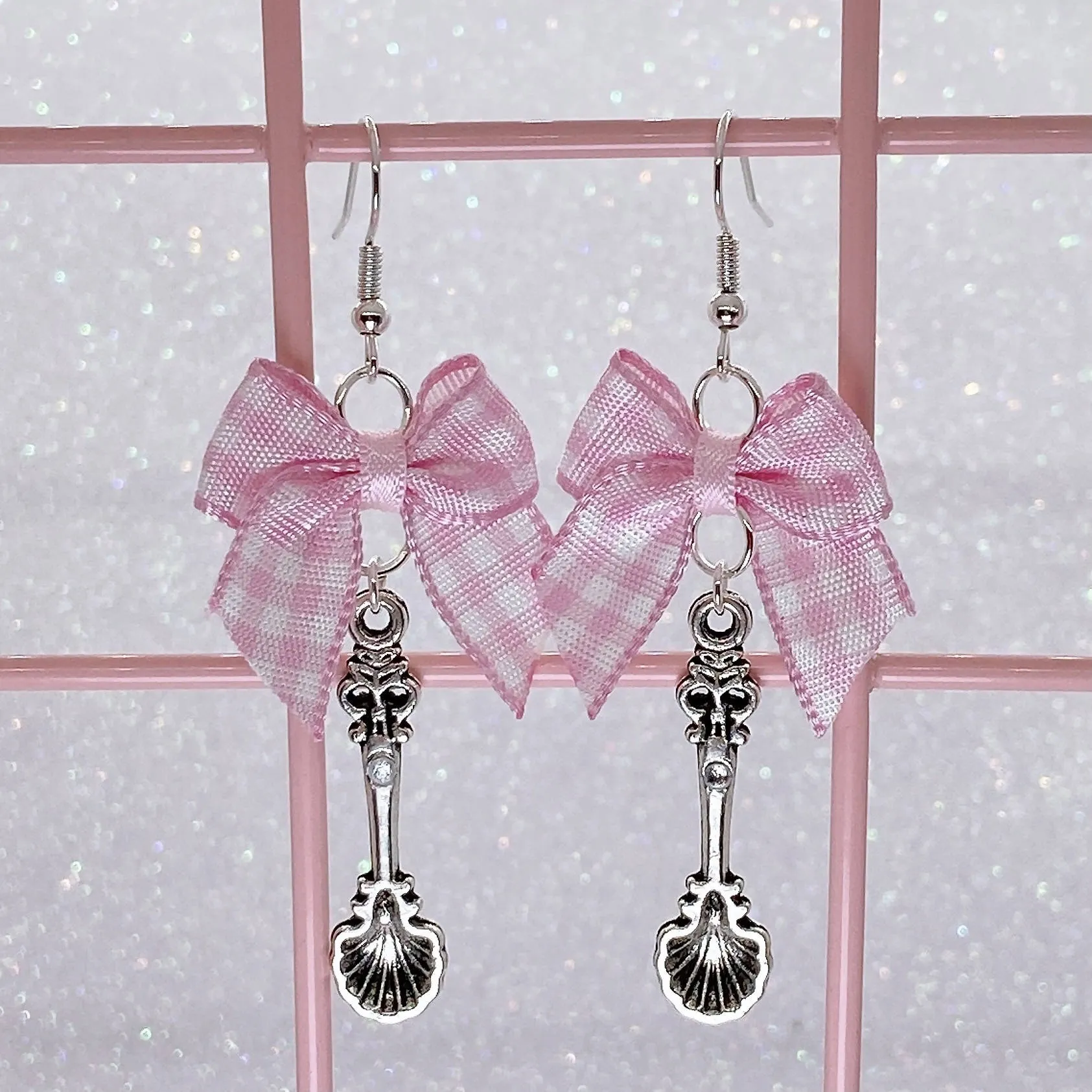 Silver Spoon Earrings (5 Colors)