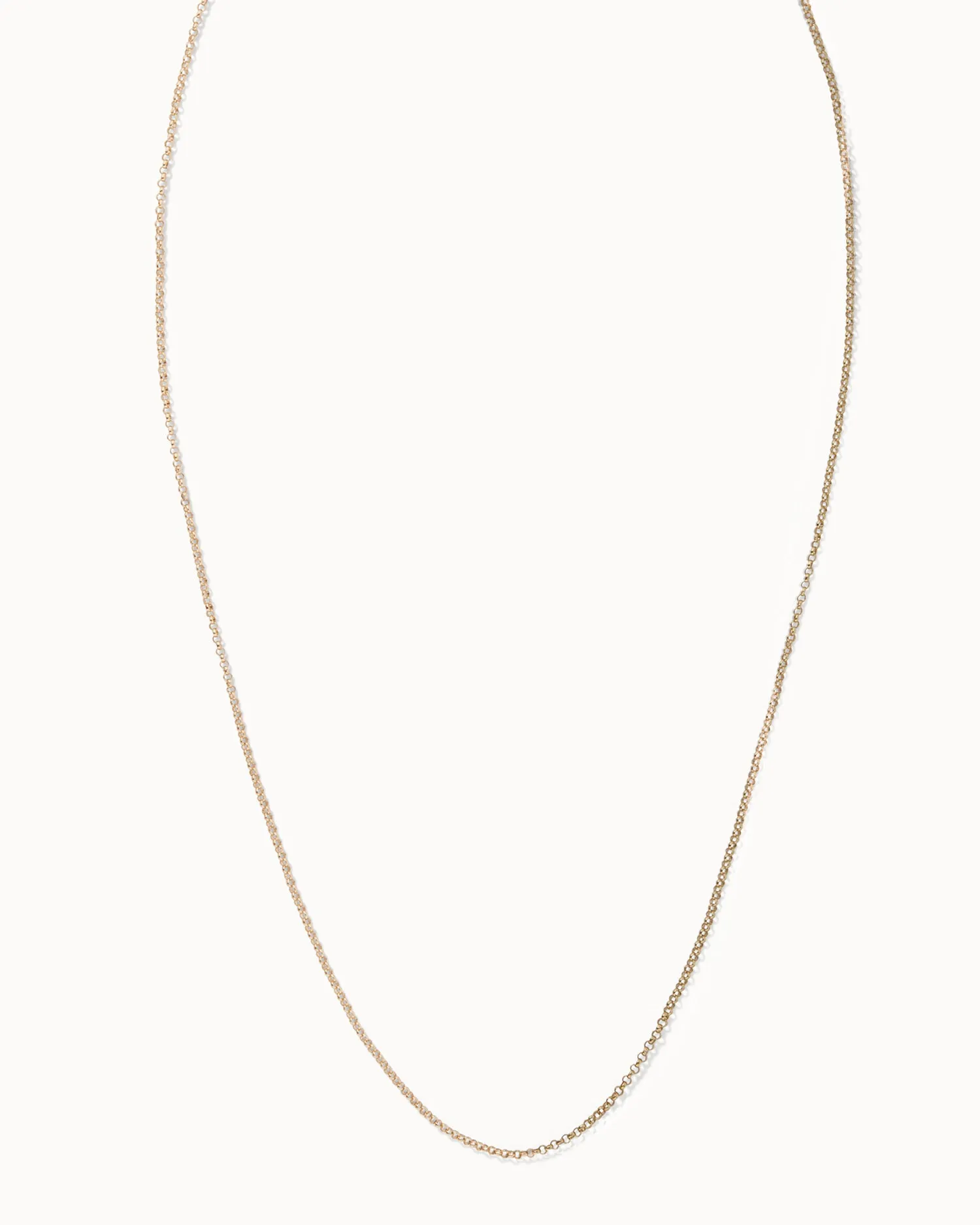 Solid Gold Simple Chain