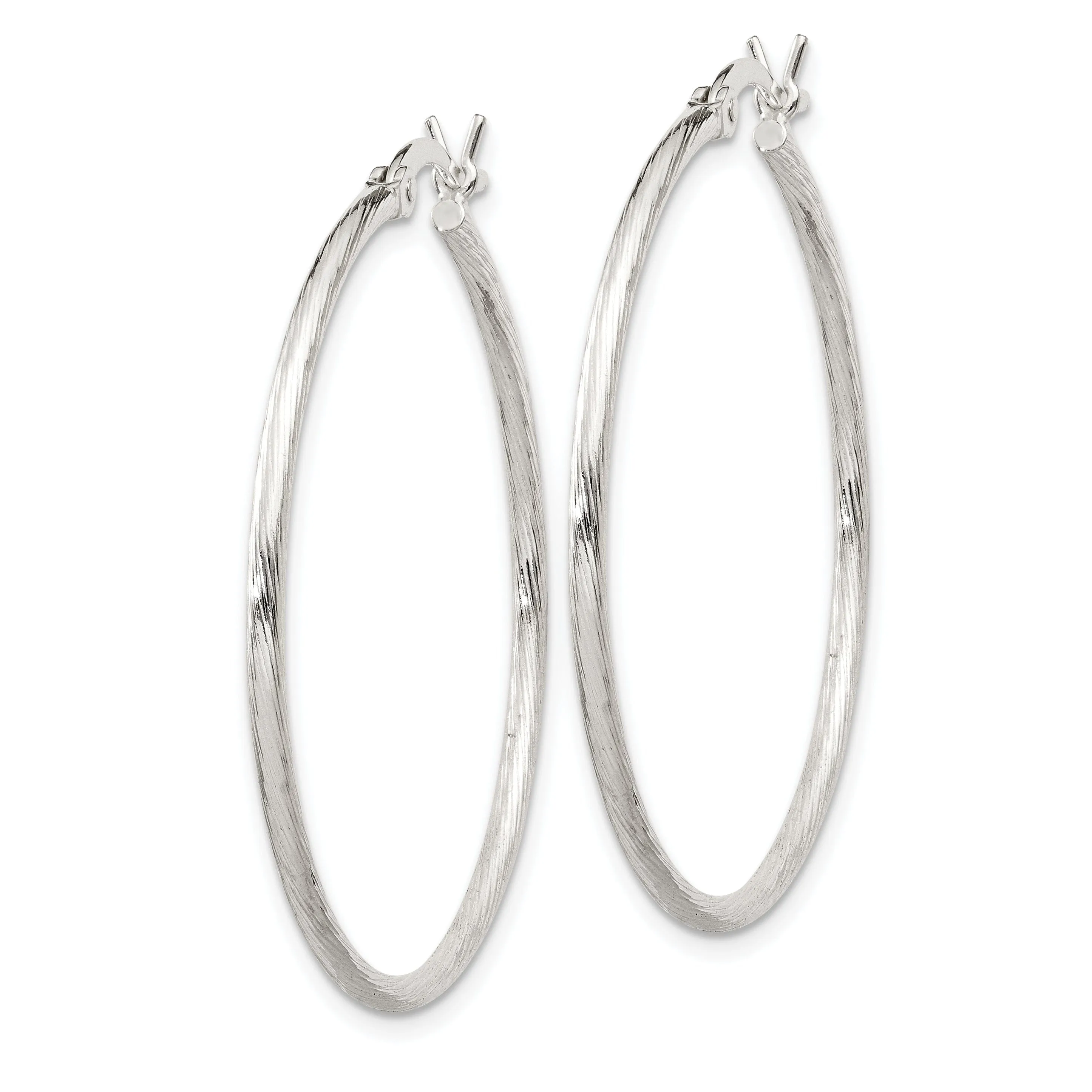 Sterling Silver 35MM Hoop Earrings