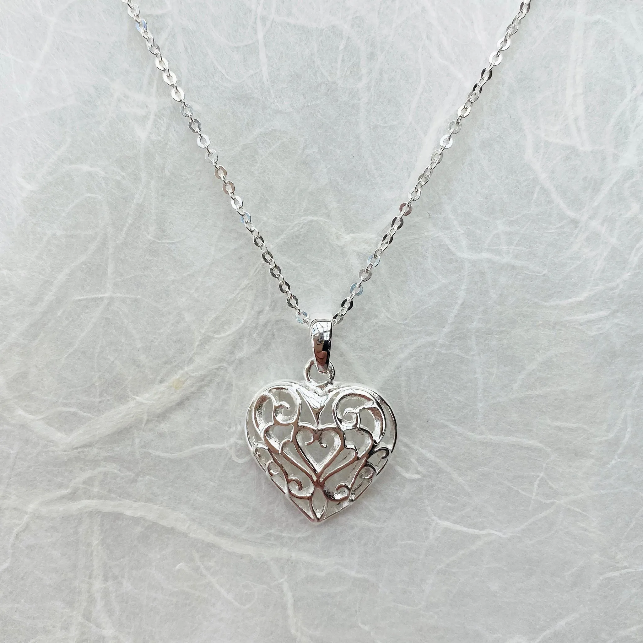 Sterling Silver Heart Pendant