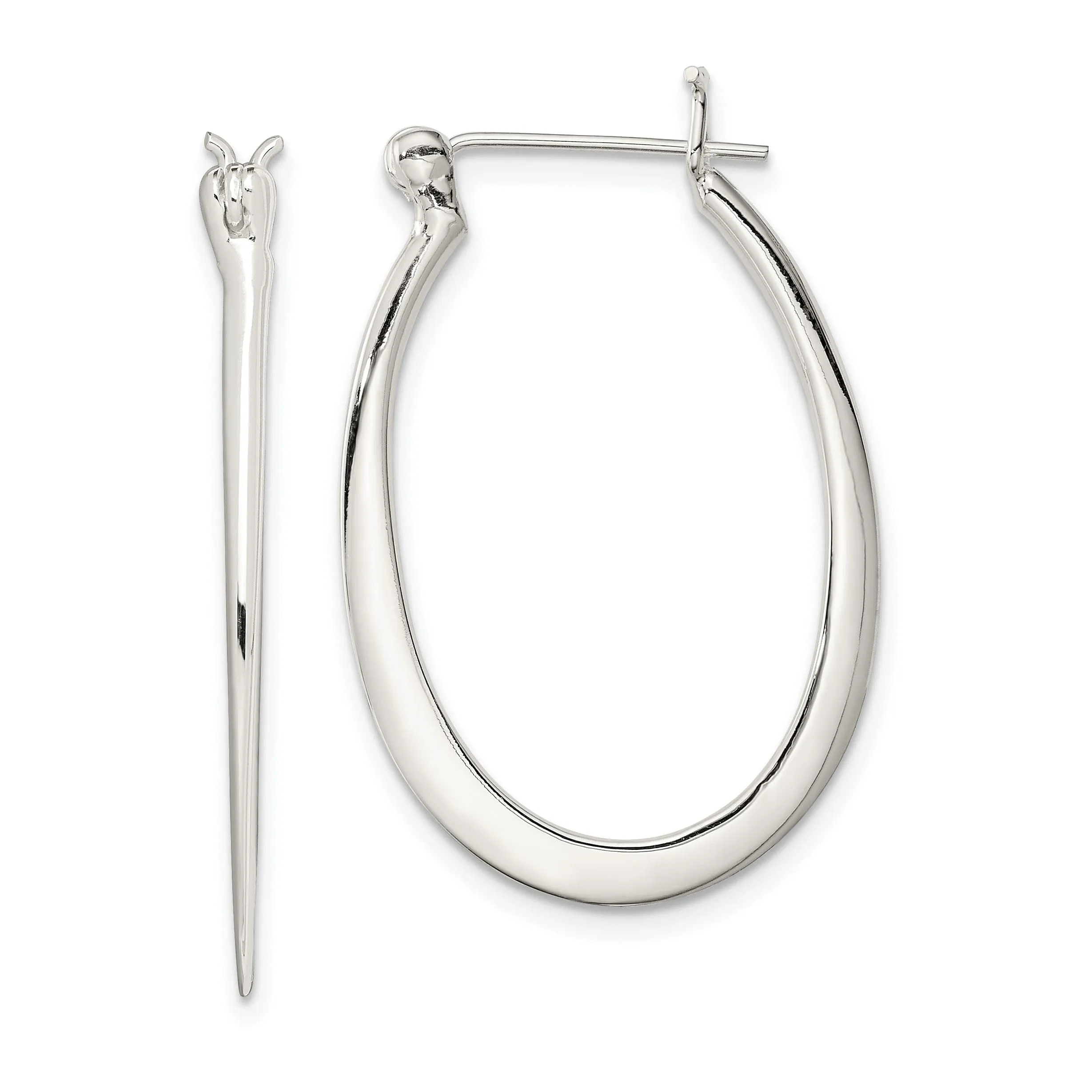 Sterling Silver Hoop Earrings