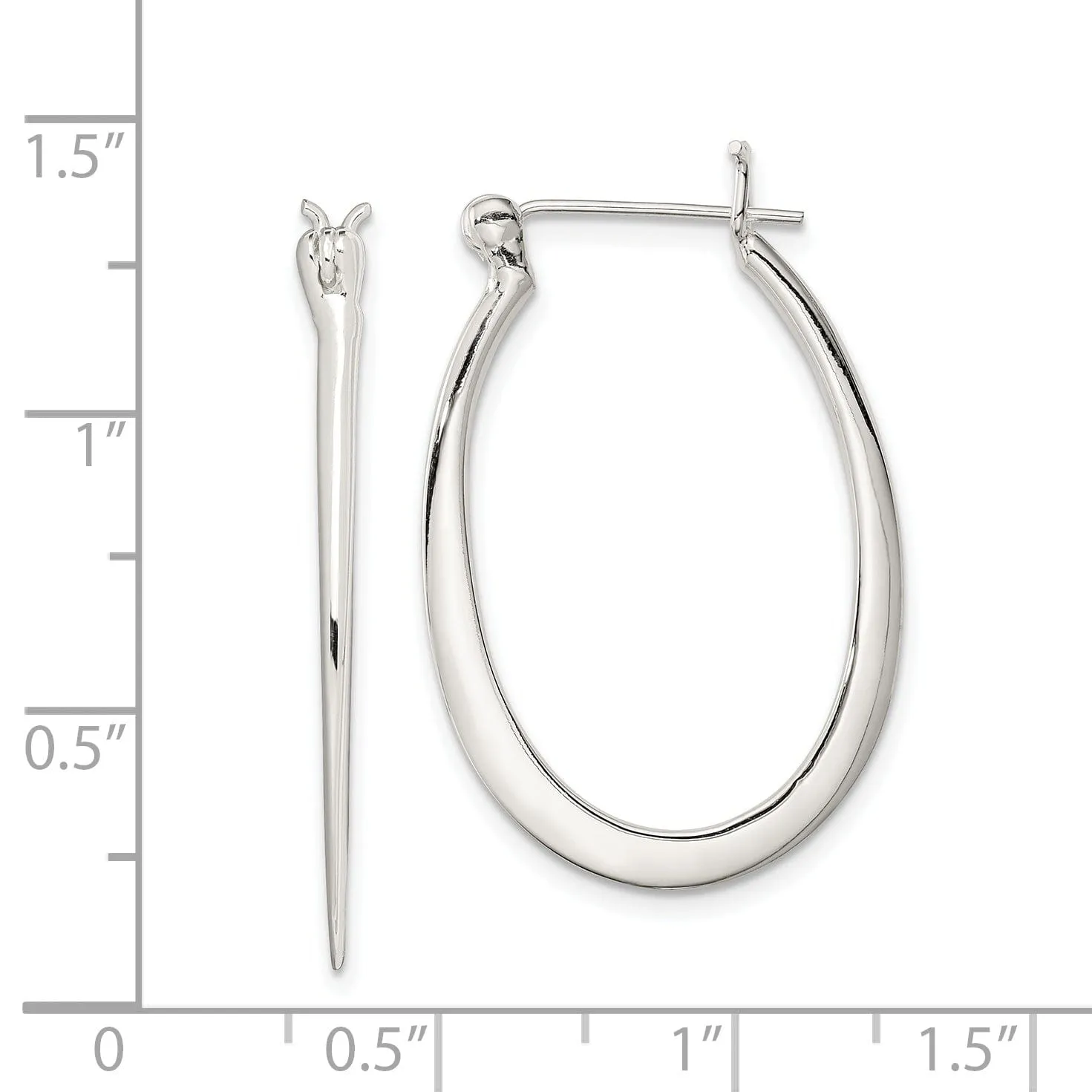 Sterling Silver Hoop Earrings