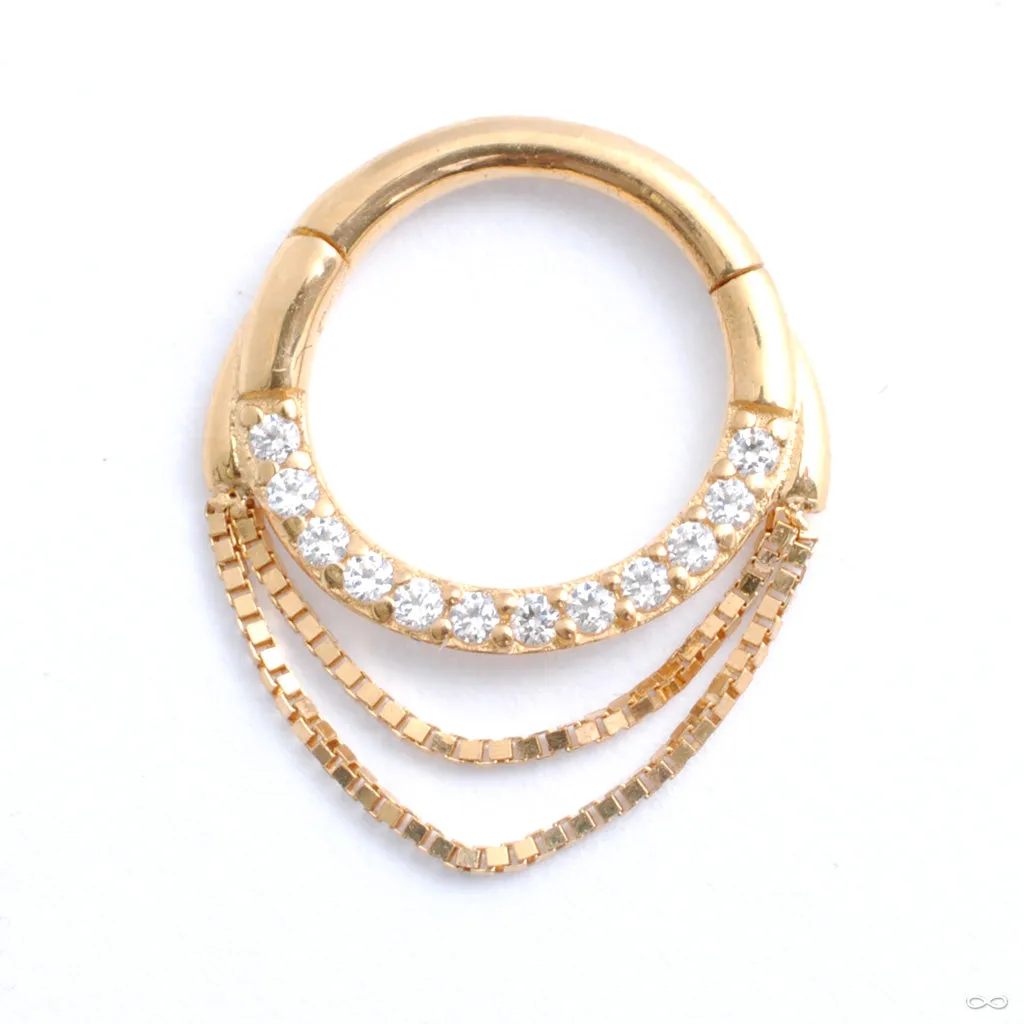 Tempeste Clicker in Gold from Buddha Jewelry