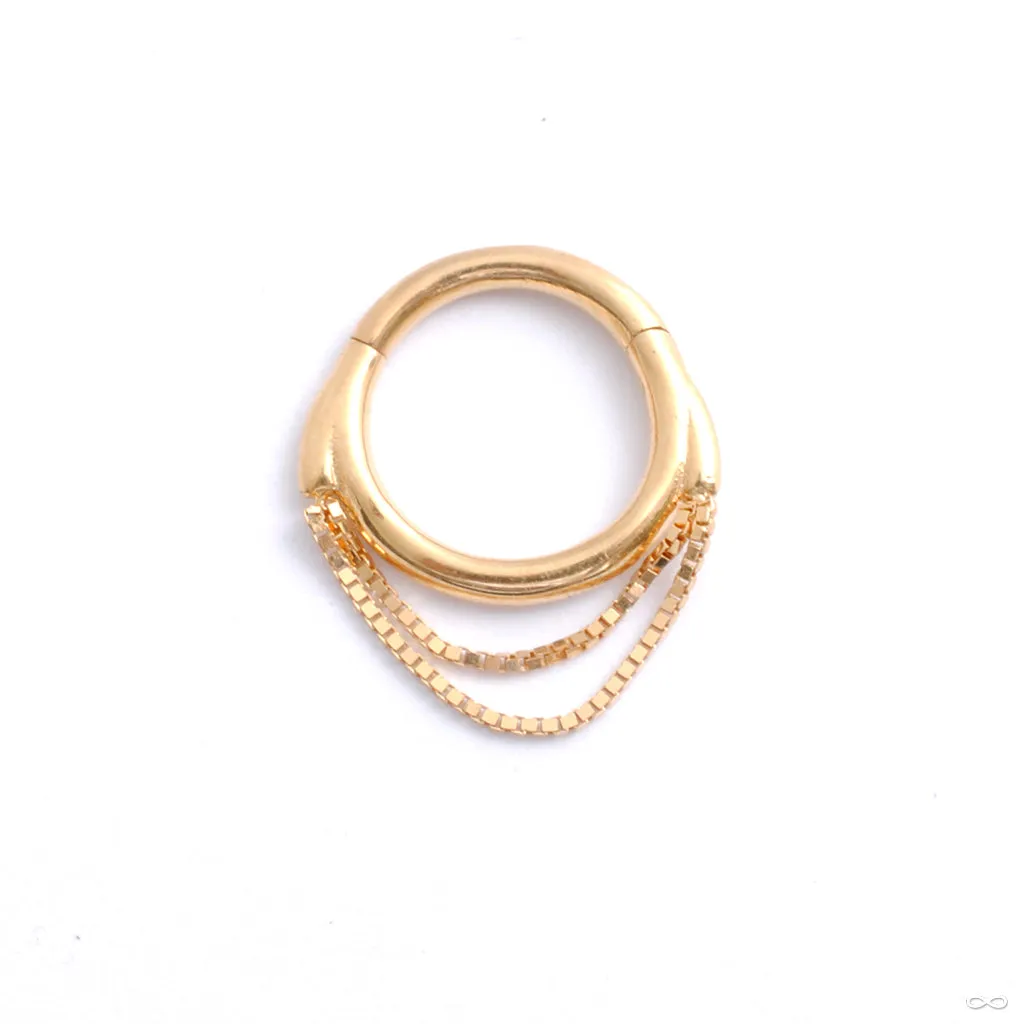 Tempeste Clicker in Gold from Buddha Jewelry