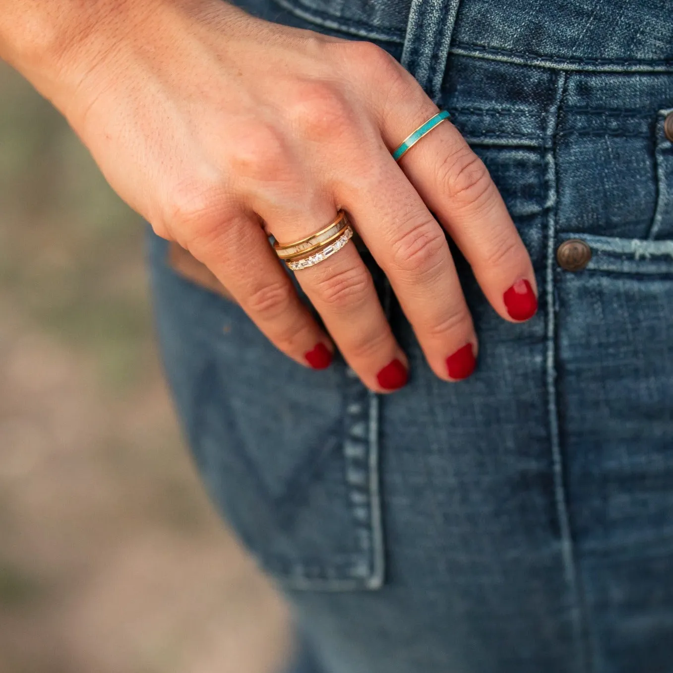 The Baguette Stacking Ring