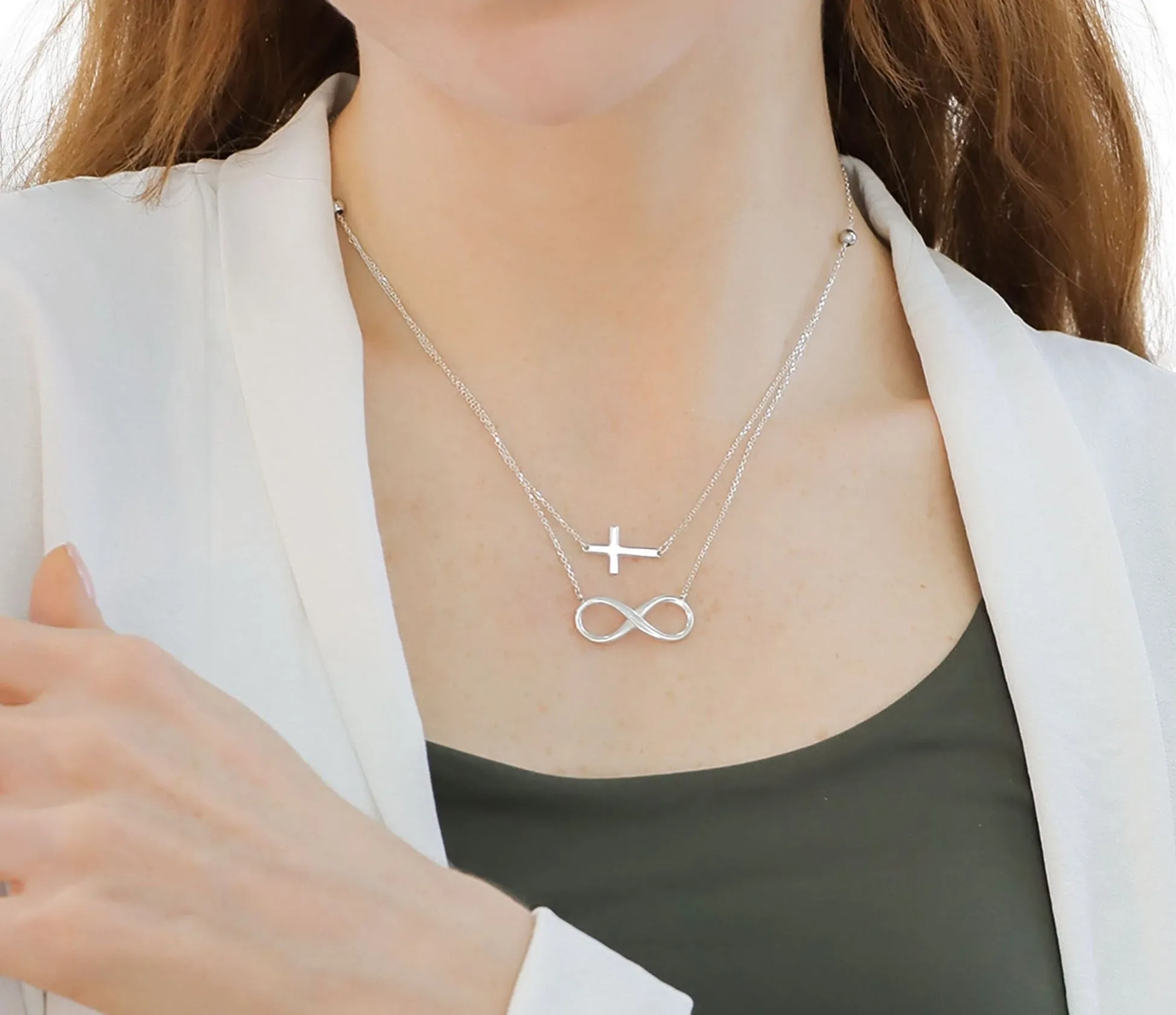 The Eden Infinity Cross Necklace