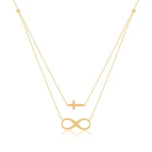 The Eden Infinity Cross Necklace