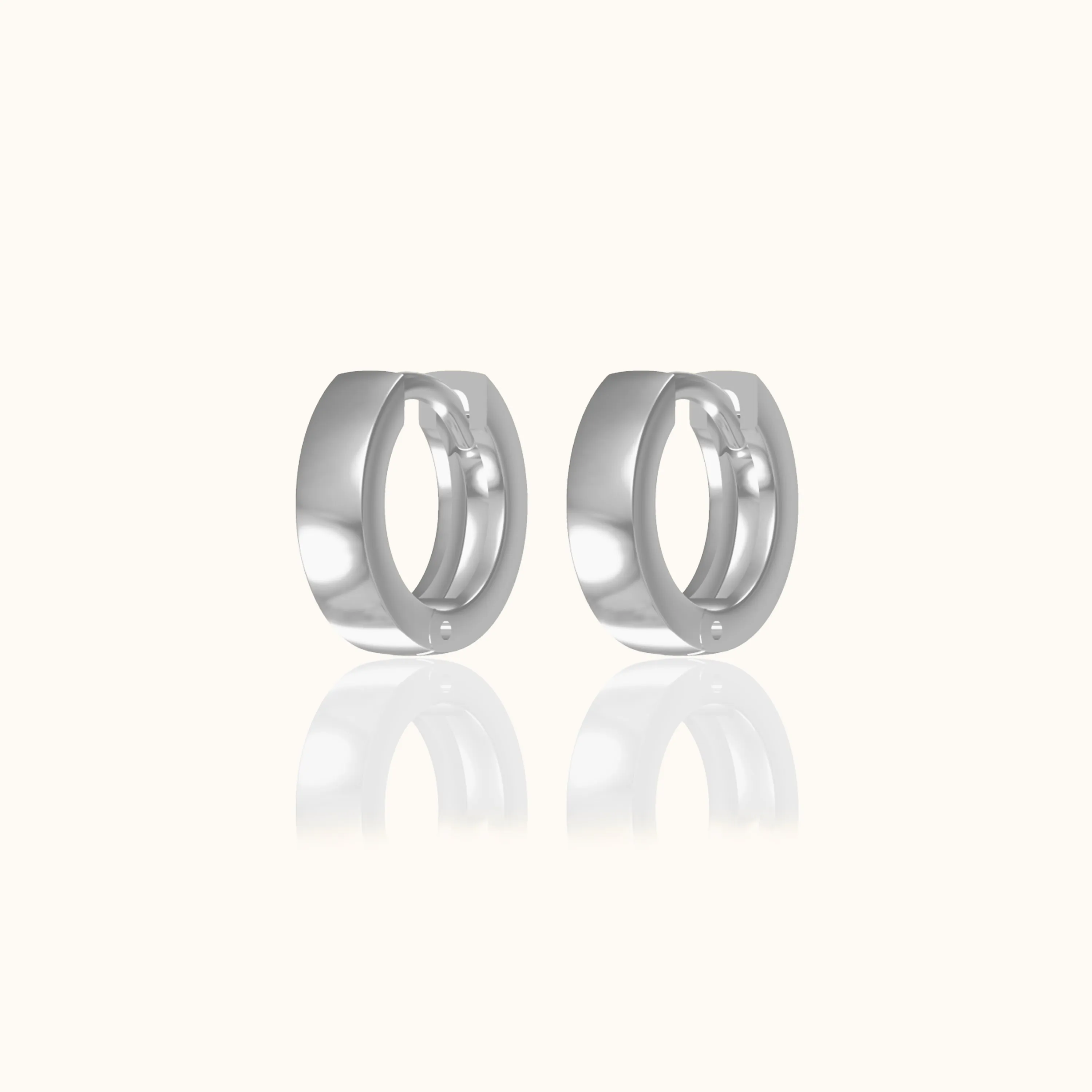 Thick Essential Classic Hoop Earrings