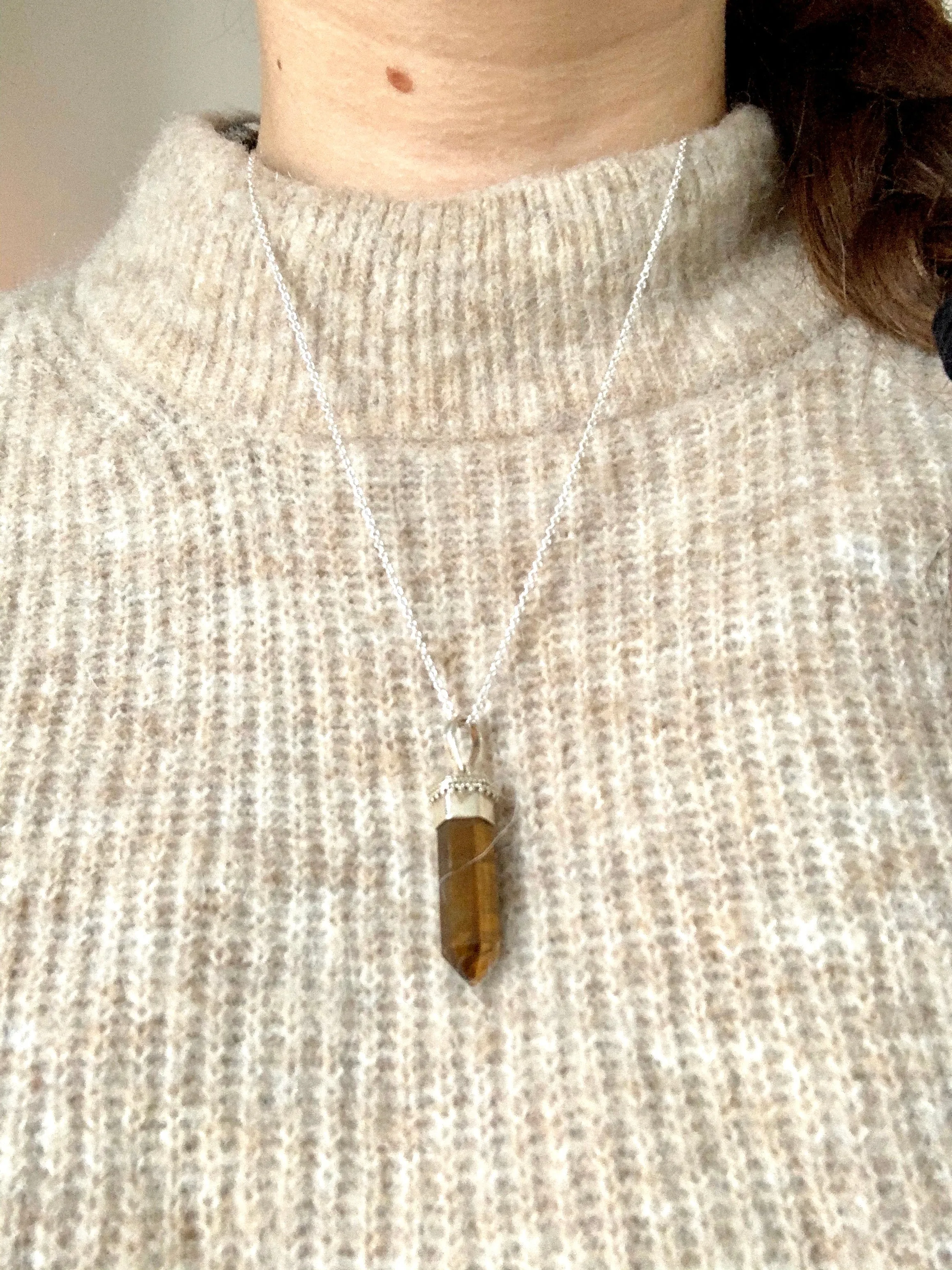 Tiger’s Eye Vita Pendant