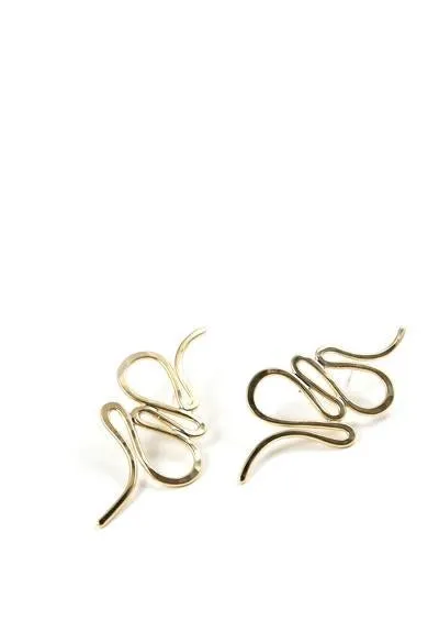 Tiro Tiro Estilo Earrings Brass