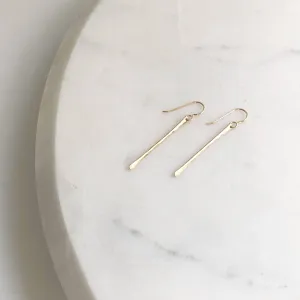 Token Mini Matchstick Earrings - Sterling Silver