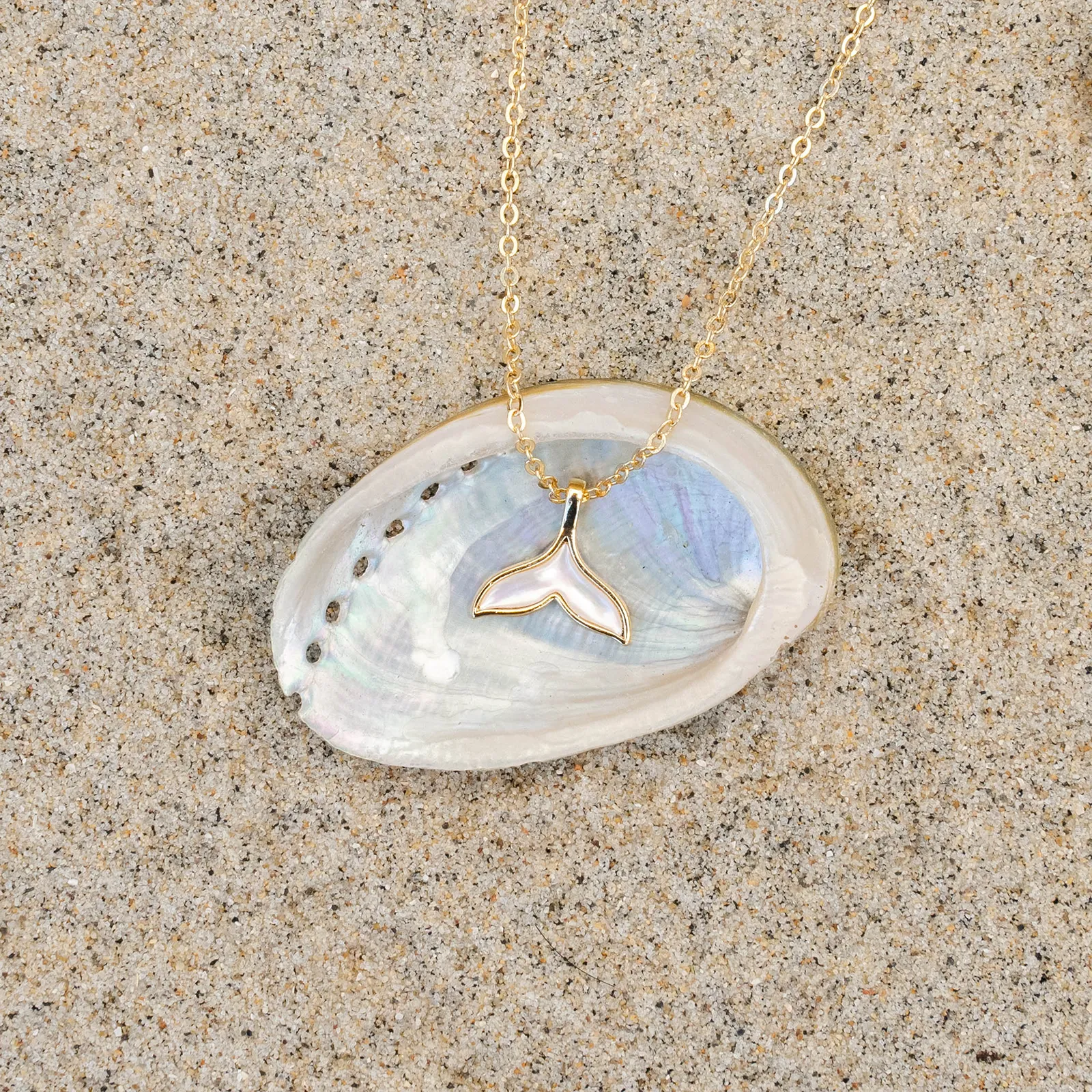 Whale's Tail Charm Necklace