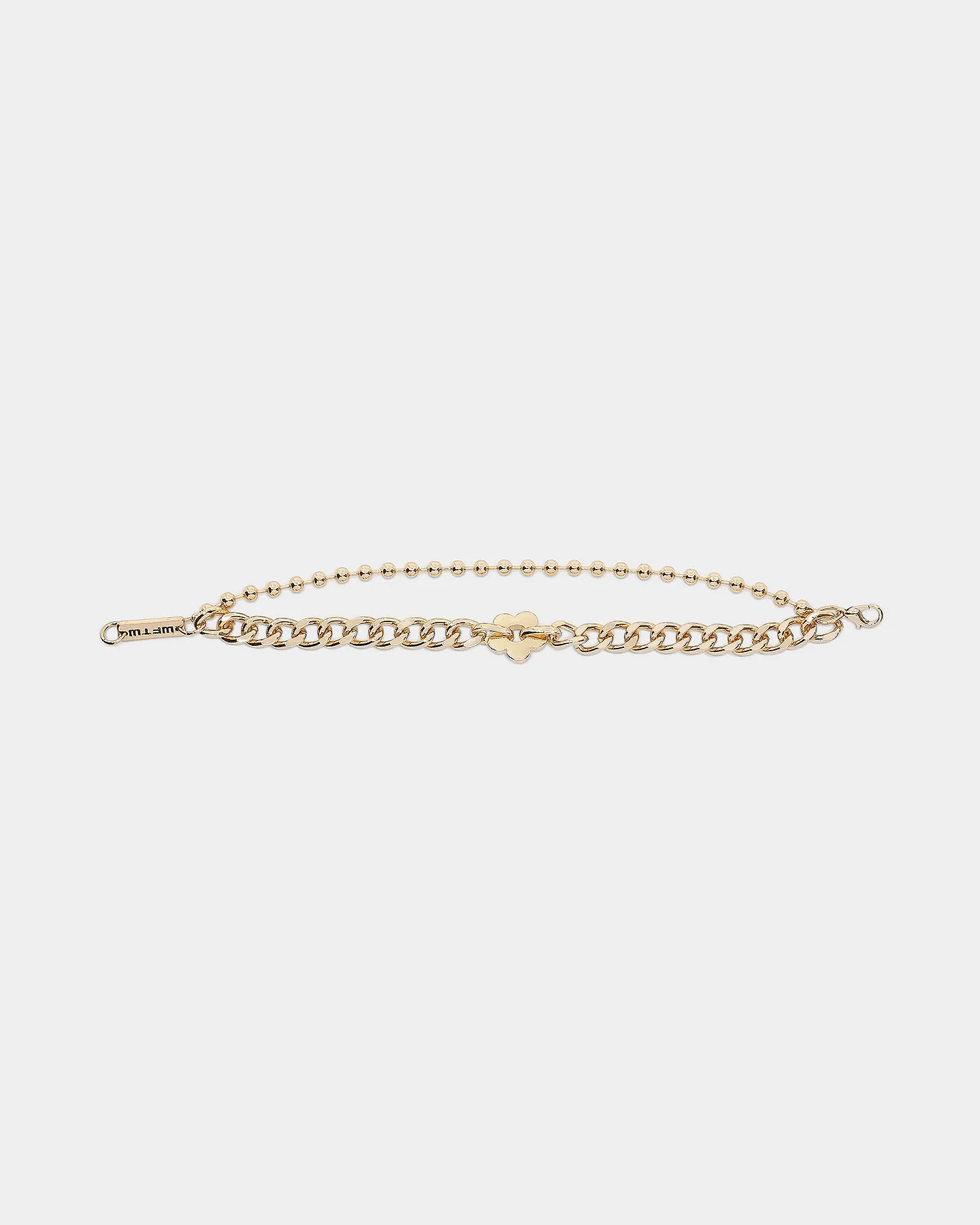 Wild For The Weekend Flower Bracelet Gold