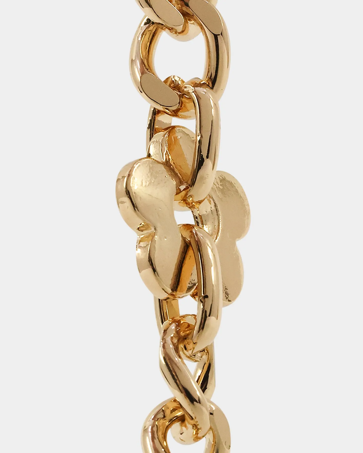 Wild For The Weekend Flower Bracelet Gold