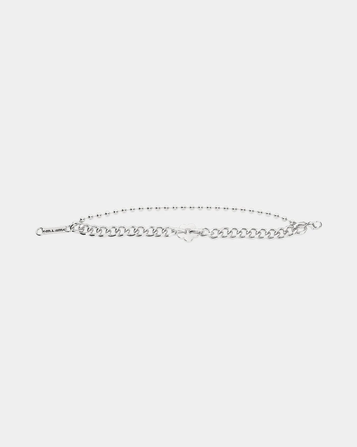 Wild For The Weekend Flower Bracelet Silver