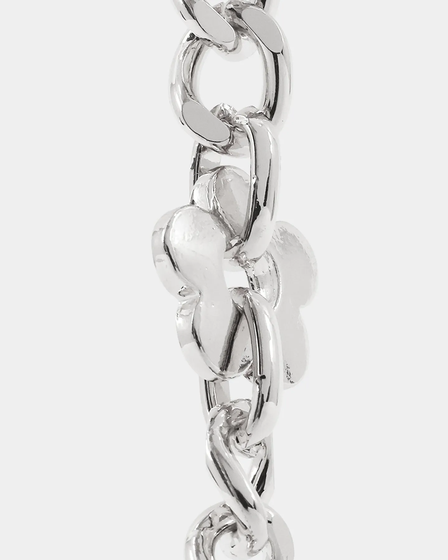 Wild For The Weekend Flower Bracelet Silver