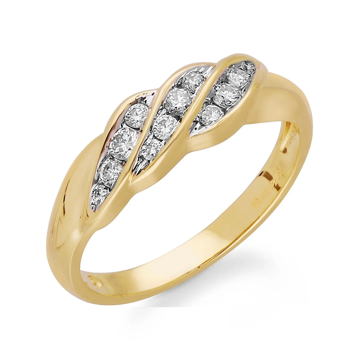 Yellow Gold Diamond Eternal Ring